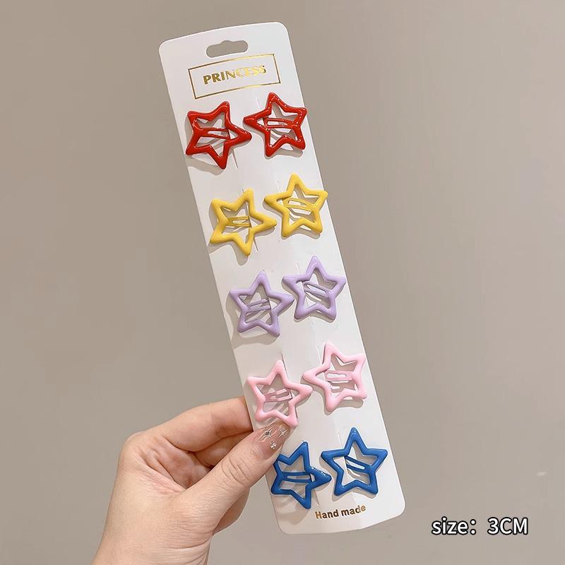 Dopamine Color Bangs Hair Clip Sideburns for Kids & Women - Duckbill Hairpin Headwear