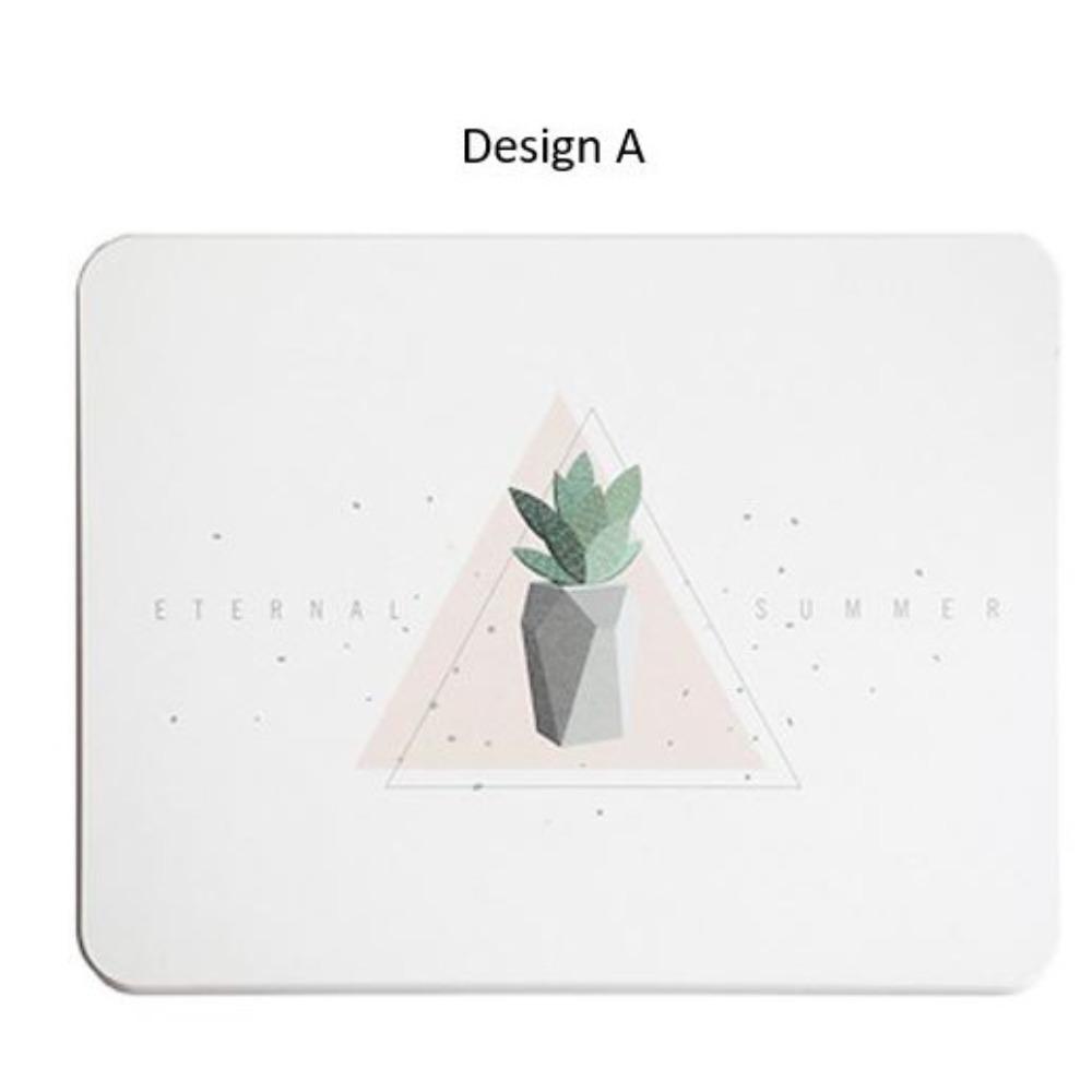 Homlly Marbi Diatomite Extra Absorbent Bathroom Floor Mat (x2pcs)