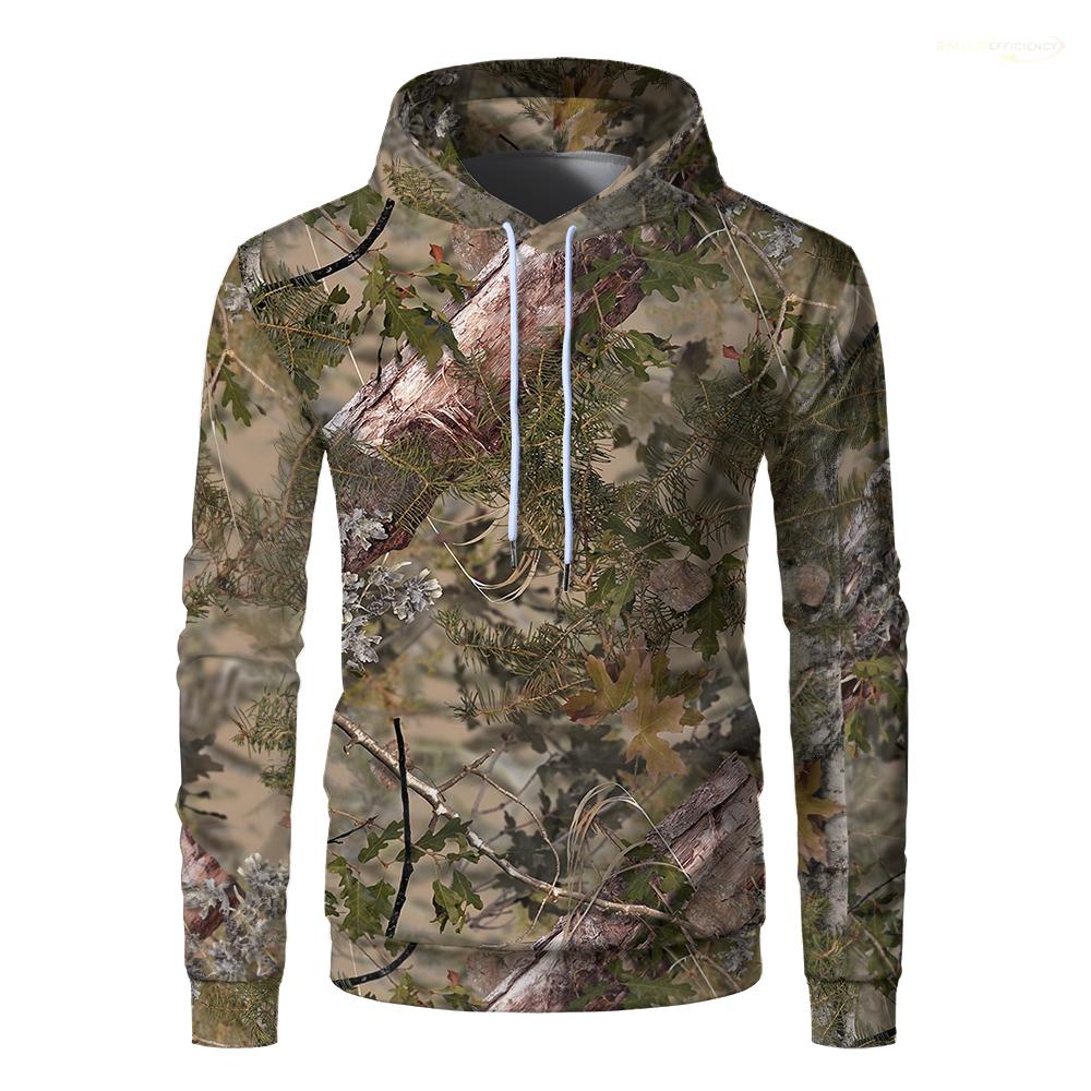 Jagd Tarn Hoodie Unisex Atmungsaktiv Camping Übergroß Dschungel Camo Sweatshirts Lässig Jäger Outdoor Sport Herren Kleidung