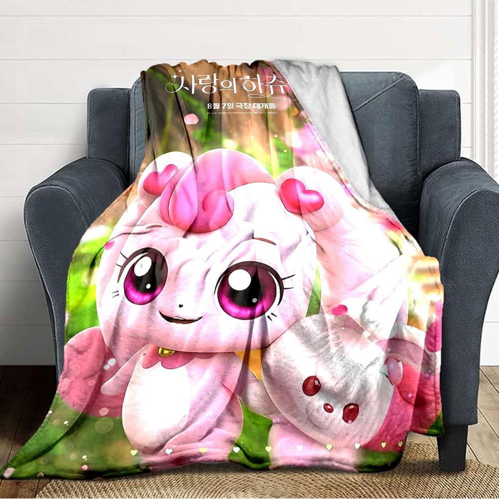 1pc Catch Teenieping Magic Sweethear (5) Blanket, Gift, for Men and Women, Soft Blanket, Good for Sofa Bed Couch Travel, Lightweight Flannel Blanket