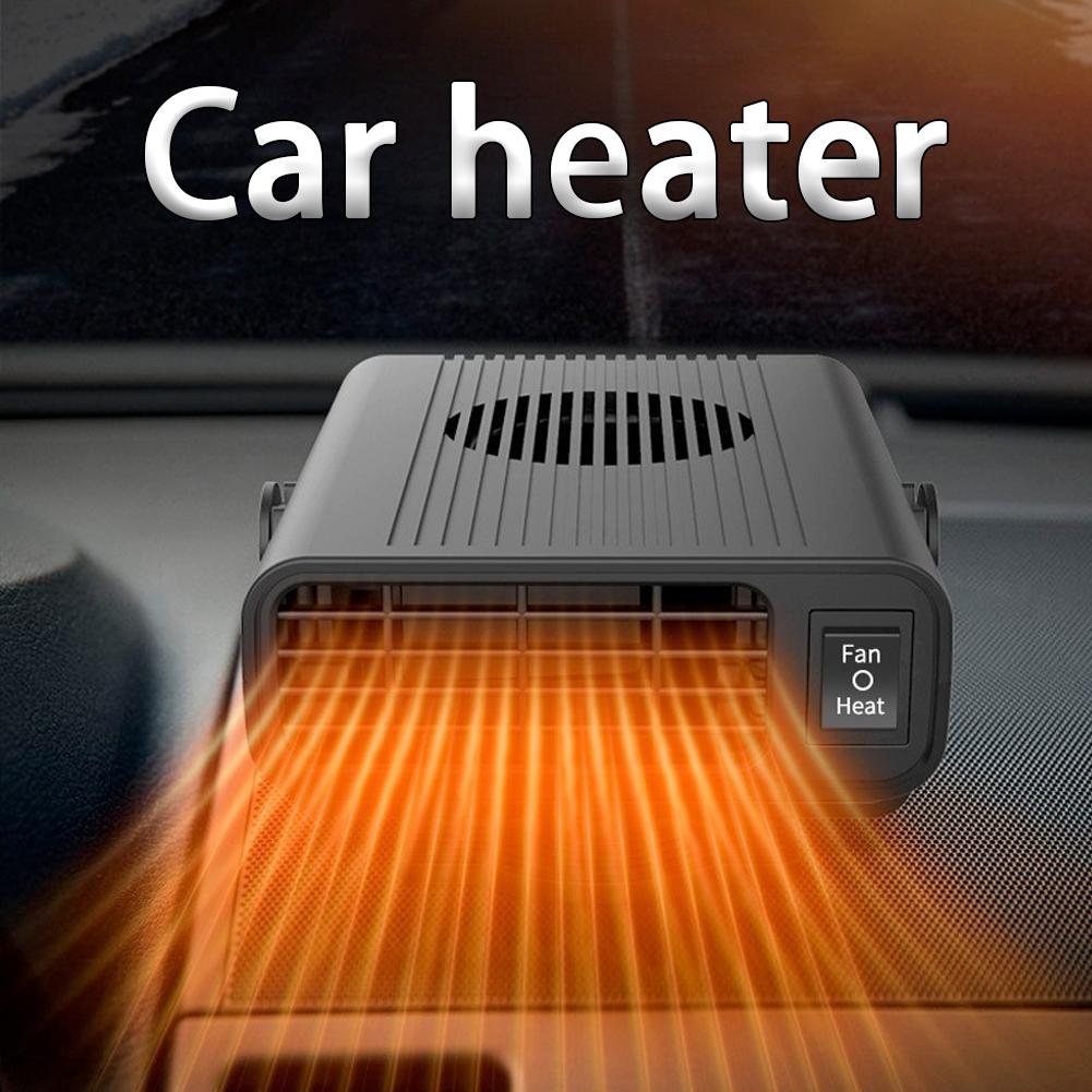 12V 360° Rotation Car Heater Car Heating And Cooling Dual-Use Car Window Defogging And Defrosting 500W Electric Car Heater