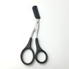 Eyebrow Trimmer Scissor with Comb Female Male Eyebrow Eyelash Scissors Safety Stainless Steel Face Razor Makeup Beauty Scissors