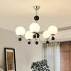 Nordic Minimalist Mid-Century French Retro Chandelier for Living Room or Bedroom