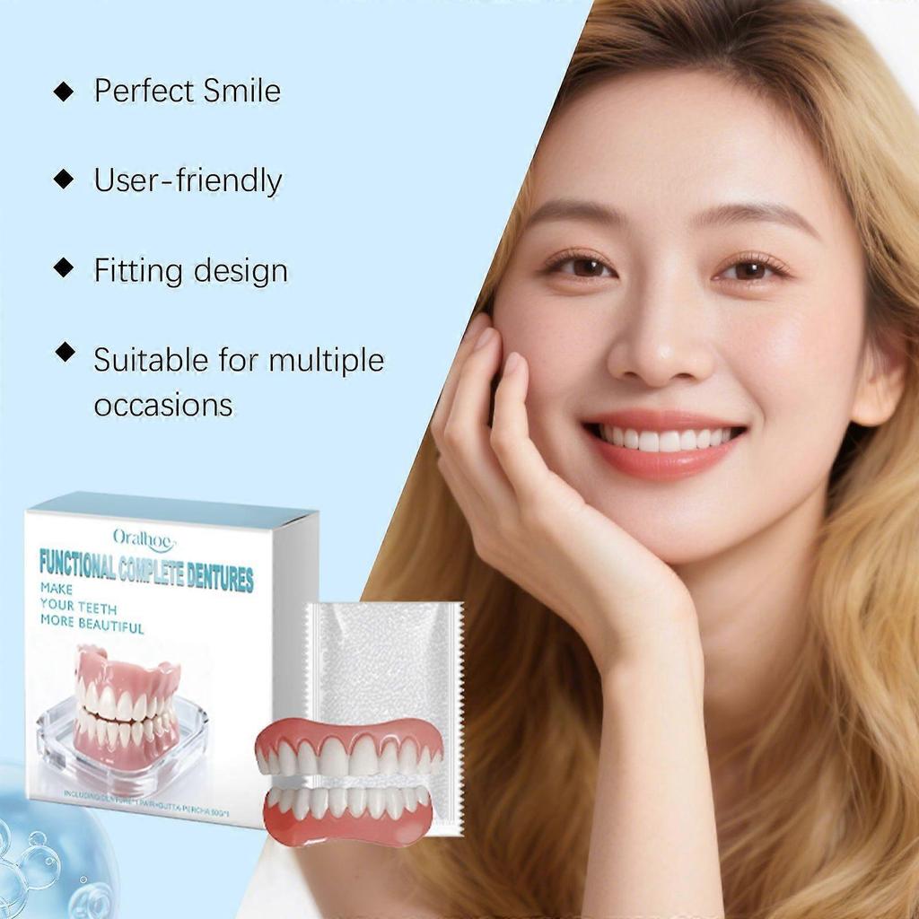 Oralhoe Denture Modification Set Offers Daily Aesthetic Appeal. The Denture Fits Comfortably And The Material Showcases A Natural Smile