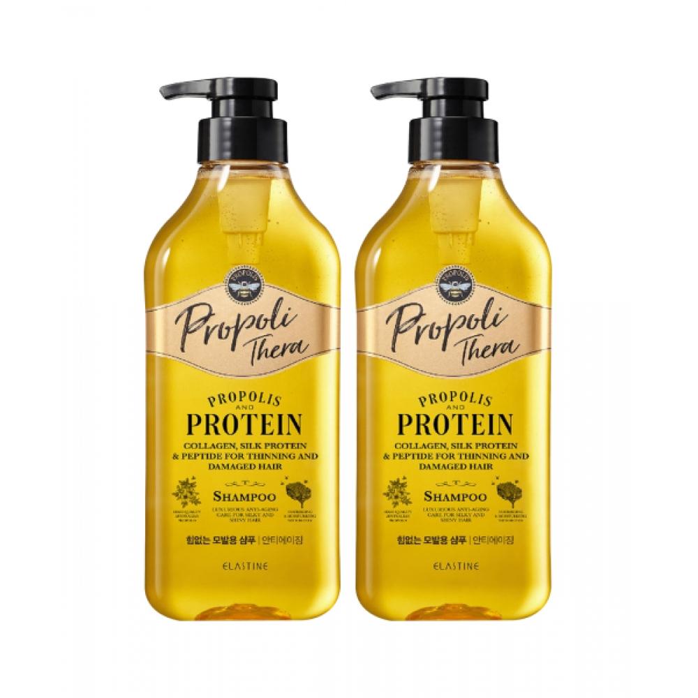 Elastine Propolitera Shampoo For Weakless Hair 500ml X 2 NONE