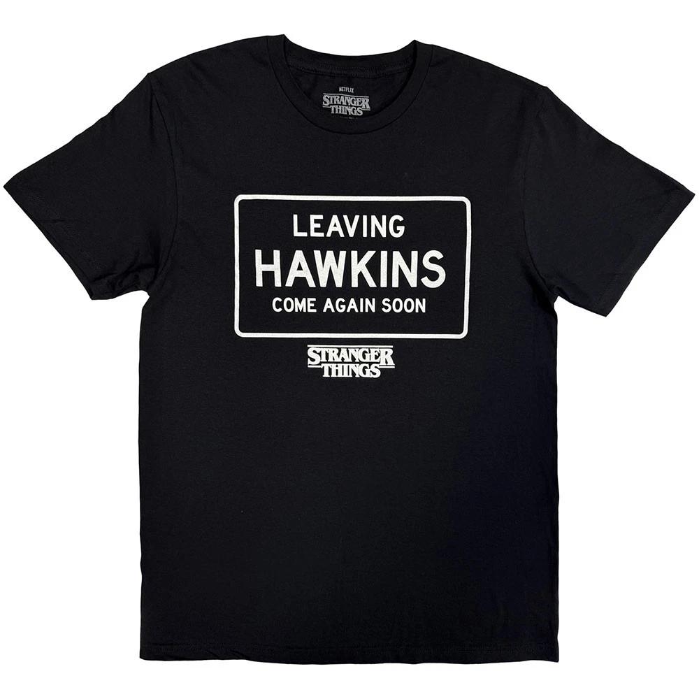 Stranger Things Leaving Hawkins Official Men s T-Shirt Men s- L