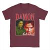 Unisex s Damon Salvatore T Shirts The Vampire Diaries Ian Somerhalder 100 Cotton Clothing Short Sleeve Round Collar Tees TShirts
