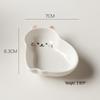 Sauce Ceramic Embossed Cartoon Snack Dish For Dipping