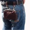 Quitter QT137 Bengal Calf Leather Waist Bag Pouch [quitter] (Light Brown)