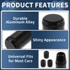 INFINAUTO Matte Frosted Finish Shift Knob 9.5cm Automatic Manual Car Gear Shift Knob with