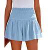 Ladies Casual Large Solid Color Breathable Fashion Wide Leg Shorts Shorts for Women Women's Shorts… More