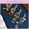 Ice Cream And Cherry Keychain Set With Alphabet Letters For Bag Decoration