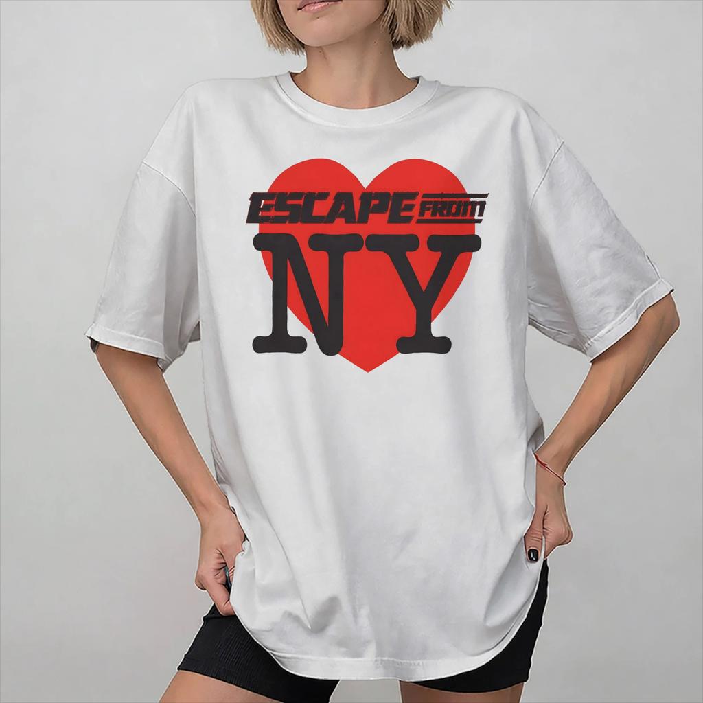 Unisex Women Graphic Printed Escape From New York Snake Plissken T Shirt Tee Cotton Tshirts Clothes