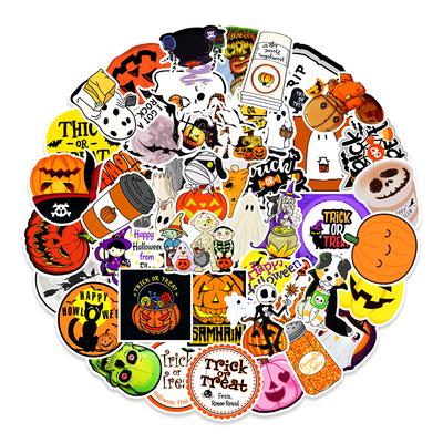 50 Neue Halloween Graffiti Aufkleber Handy Wasserbecher Computer Dekorationsaufkleber