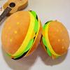 Cartoon Creative Simulation Burger Pillow Plush Toys Children's Birthday Gifts New Year Gifts