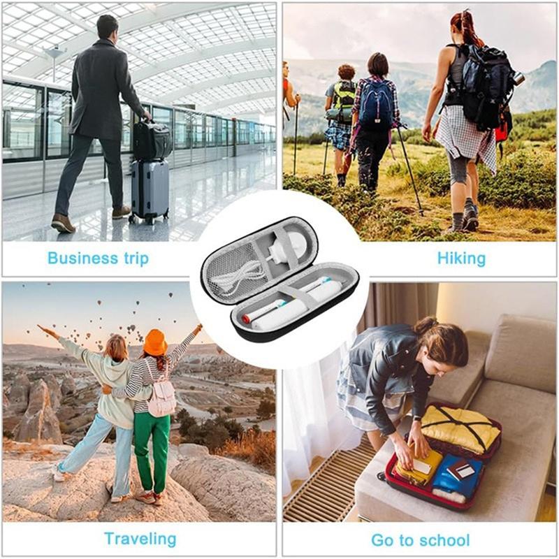 1pcs Convenient Electric Toothbrush Travel Storage Box Toothbrush Protector Travel Toothbrush Toothpaste Storage Box LXYJSN04