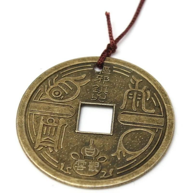 Grandi campanelli eolici portafortuna da esterno per buona fortuna, decorazione da appendere in giardino, regalo di rame