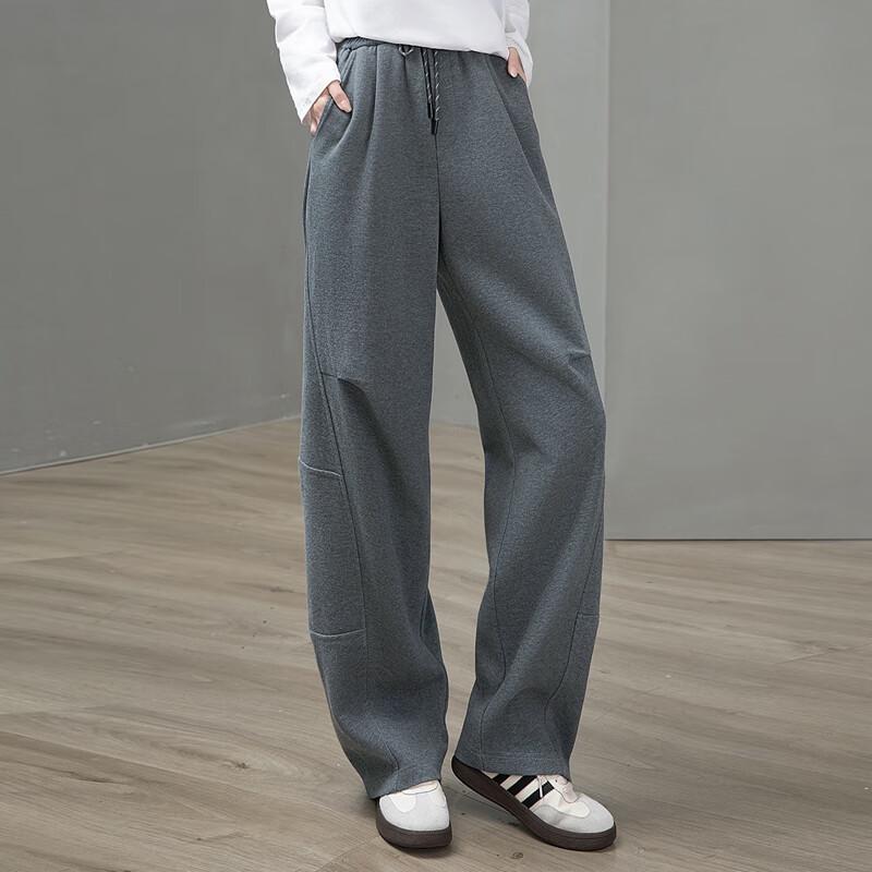 Sisbasher Women's High-Waisted Wide-Leg Commuter Trousers