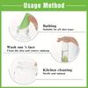 5/3/1PCS Reusable Edamame Cleaning Sponge Brush Pea Brush Scrub Cup Artifact Cleaning Sponge Wipe Bottle