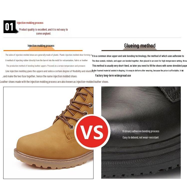 Men's High-Top Martin Boots, British Style, Plus Velvet, Large Size - Women's Retro Ankle Boots, G-3 G2