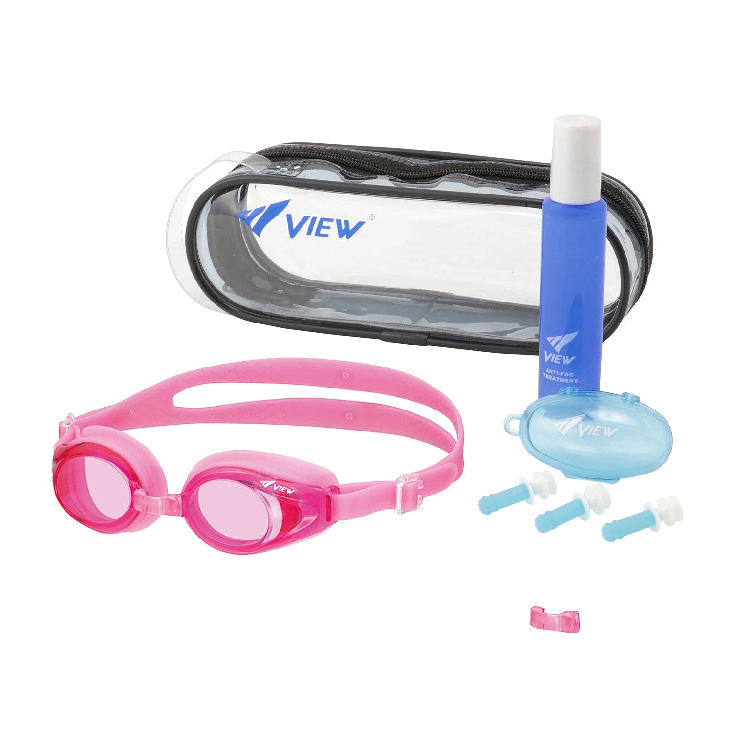 

Swimming Goggles Set for ages Antibacterial Liquid Earplugs in Pink VA1604 [View] Children s 3-Piece (VJ710J P) 4-9 + Anti-Fog (TV330) + (EP408J)