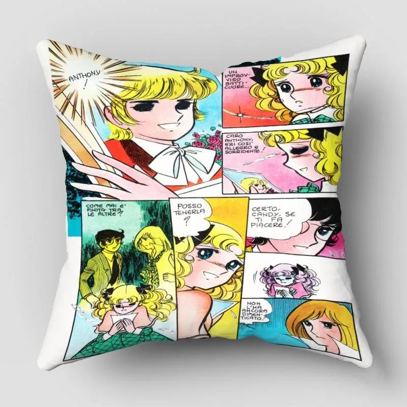 Candy Candy Kissenbezug Kissenbezug zum Anpassen Modernes Zuhause Dekokissenbezug für Wohnzimmer 45x45cm