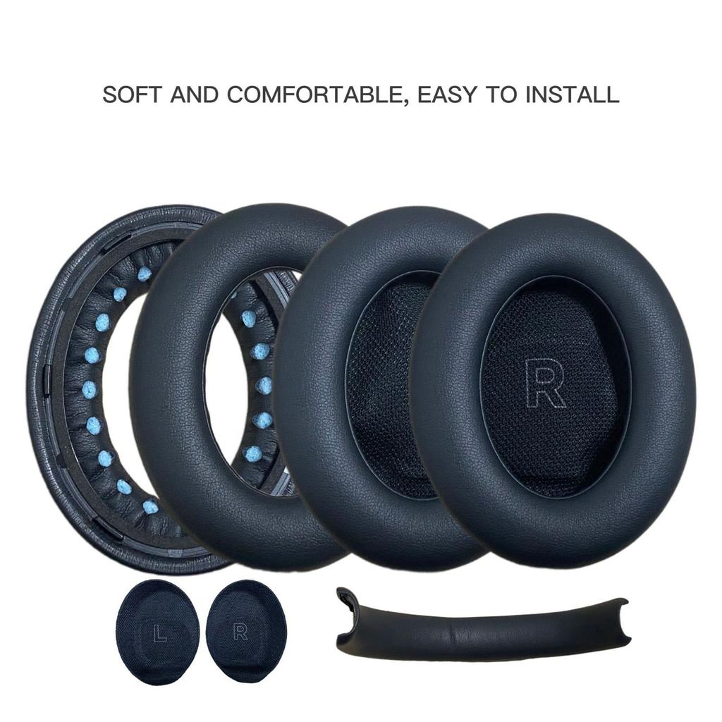 1Pair Ear Pads Headband For Quiet Comfort Ultra Headphones Elastic Earpads Ear Pads Ear Cushion Replacement