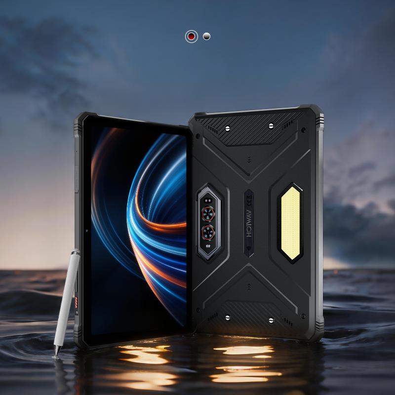 HOTWAV R9 Ultra 5G Robustes Tablet, Android 15, 20080mAh Akku, 24(8+16GB )+ 512 GB, 64 MP Kamera, IP68/IP69K, Campinglicht, Dual-SIM-Karten, Face ID, OTG