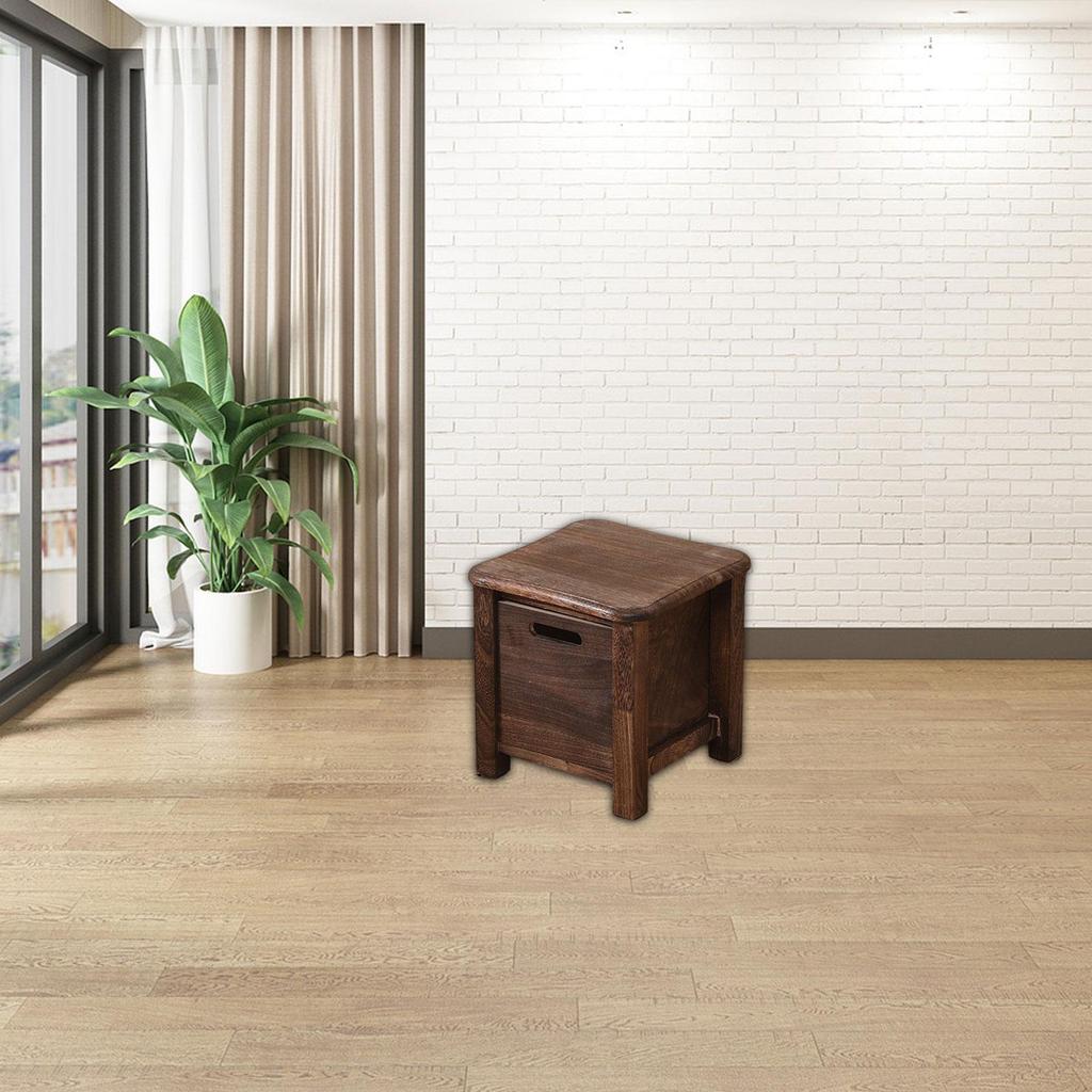 Wooden Storage Stool Decor Household Small Stool for Apartment Office Indoor