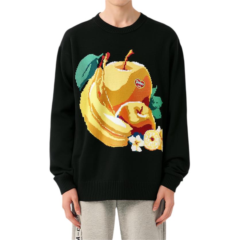 Palace Fruit Life Knit Black Unisex Tops P26KW004