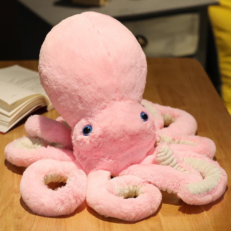Large Octopus Plush Toy Stuffed Animal Pillow Gift 8-Legged Squid Doll Cushion