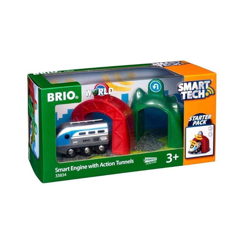 

BRIO smart tech action туннельный электровоз 33834