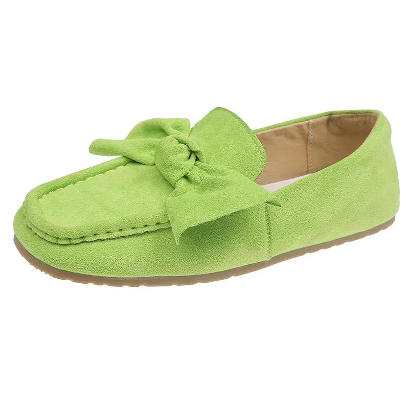 Mode Vår Ballerinaskor Kvinnor Loafers Skor Mode Rosett Casual Skor Klänning Lolita Eleganta Kvinnoskor 2025 Trend Promenad Damskor Zapatillas