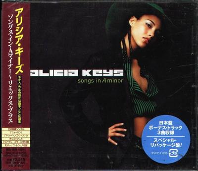CD ALICIA KEYS - Songs In A Minor BVCP21256 J Records 2002 Japan Obi Rap & Hip-Hop/R&B