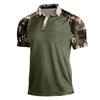 Camicia da Uomo Estiva Stampata a Maniche Corte con Collo a Revers Moda Casual da Uomo