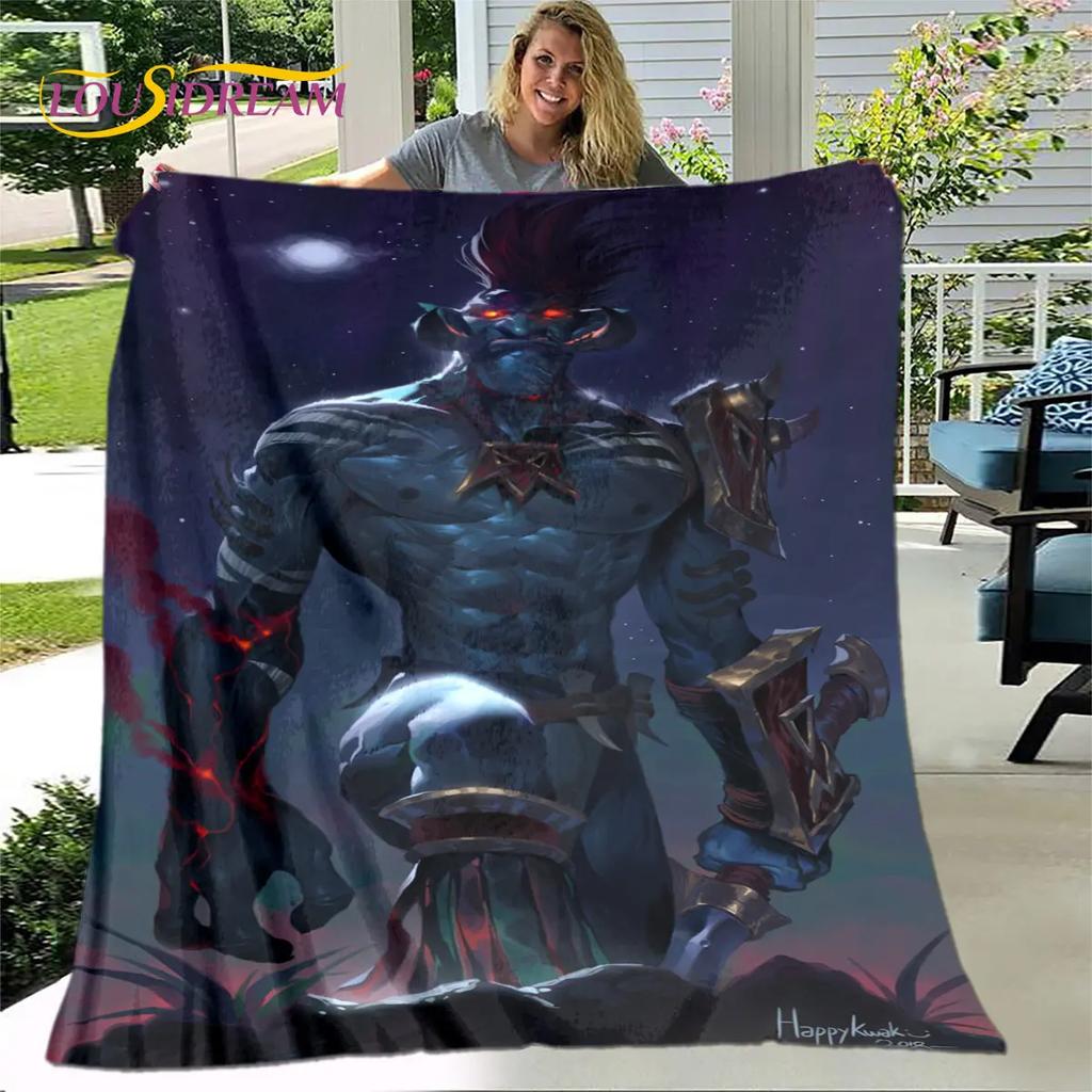 WOW, World of Warcraft Game Gamer Soft Plush Blanket,Flannel Blanket Throw Blanket for Living Room Bedroom Bed Sofa Picnic Cover