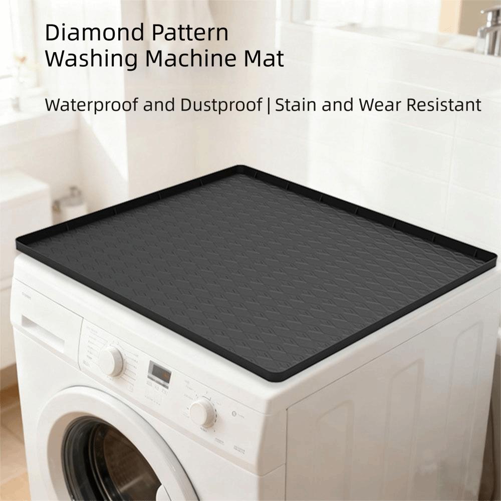 Non-Slip Washer Dryer Top Storage Mat Waterproof Silicone Protective Pad Washers