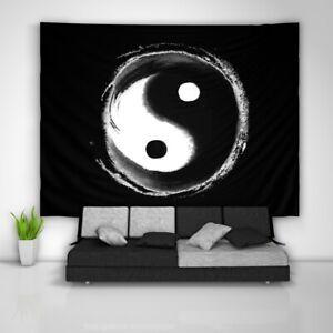 Yin Yang Tapestry 75x100 чёрный