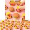 Creative French Fries Burger Design Children Inertia Toy Car For Toddlers And Preschoolers
