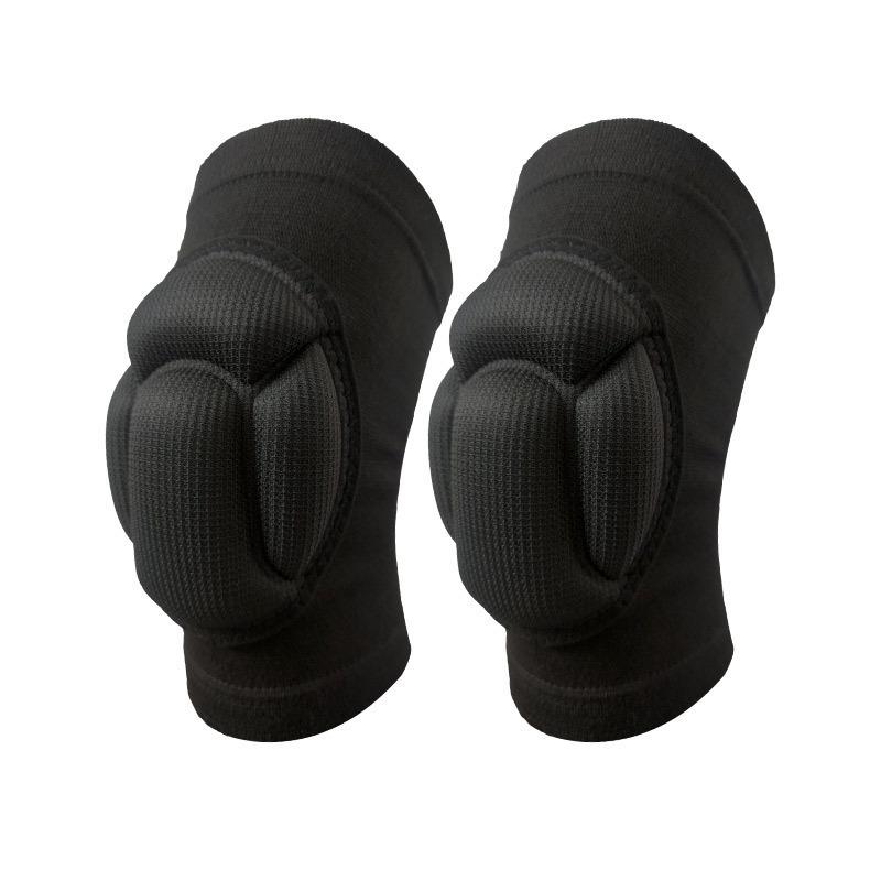 

Anti collision sponge knee pads for men and women dance kneeling knee pads volleyball sports knee protection mountain climbing 60-80kg чёрный