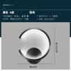 Modern LED Wall Lamps Minimalist Semicircular Aluminum Sconces For Living Room Bedroom Bedside Dining Rooms Illumination Fixture