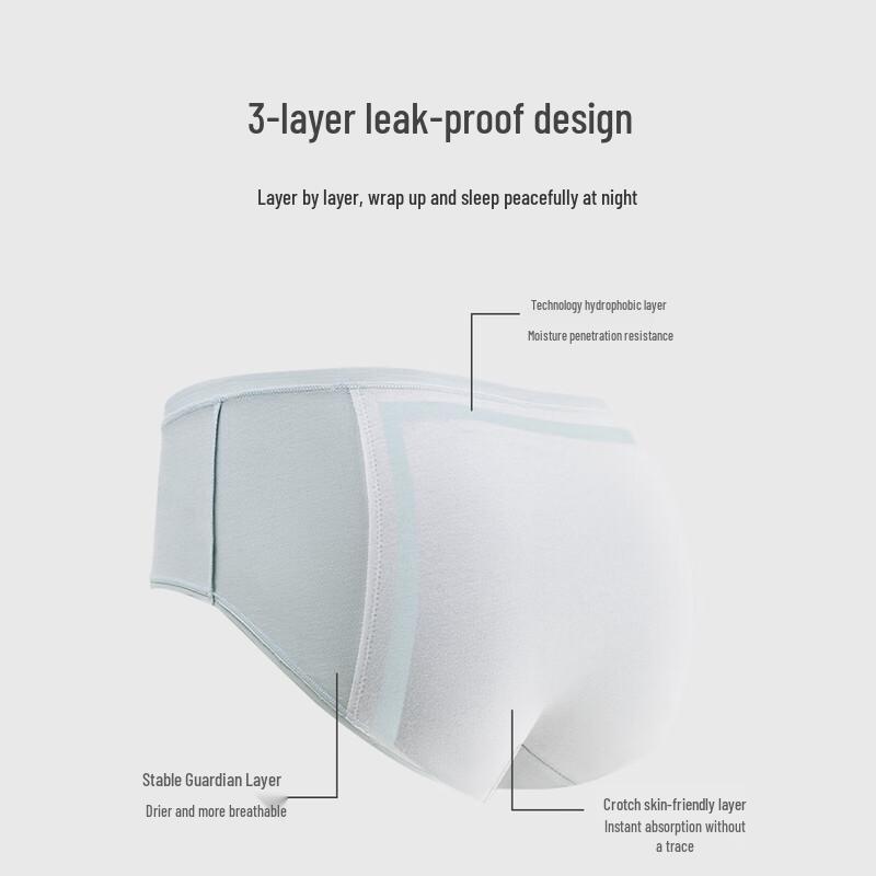 SecretWorld Women's Cotton Leak-Proof Period Panties