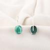 Malachite Gemstone Earrings Jewelry, 925 Solid Sterling Silver Earrings Jewelry, Handmade Artisan Jewelry For Wedding Gift