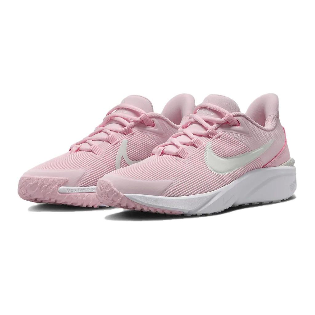 Nike Star Runner 4 GS Pink Foam Kids Sneakers White Summit-White DX7615-602