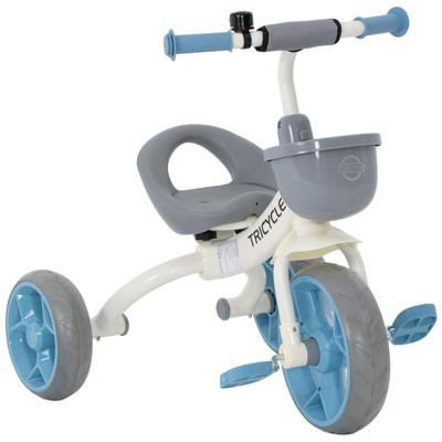 Evolving Kids Tricycle, Tricycle for Children from 2 To 5 Years Old with Front Basket and EVA Wheels, 72 X 52 X 61 Cm, Blue