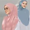 Muslim Islamic Jersey Modal Hijab Scarf Instant Hijabs Headscarfs For Women Long Scarves Head Wrap Shawl Bonnet Hijabe Femme