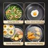 Kitchen Utensils Japanese Style Fryer Pan Versatile Stainless Steel Milk Pot with Lid Silver Saucepan Fries Dried Fish