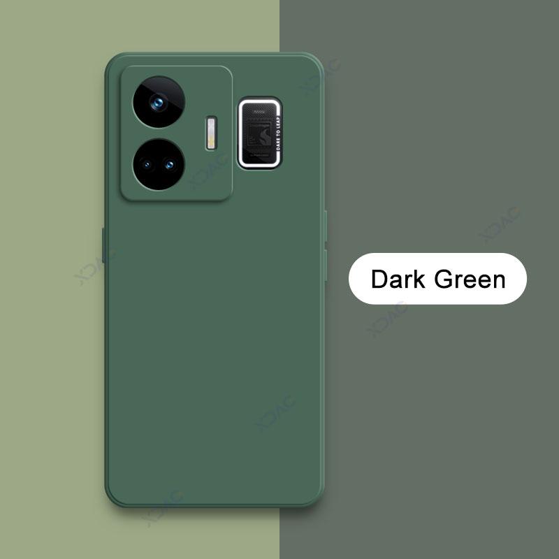 Mobile Covers for Realme GT Neo 5 5G Soft Luxury Square Liquid Silicone Phone Cases RealmeGT Neo5 GTNeo5 240W Double Liner Coque