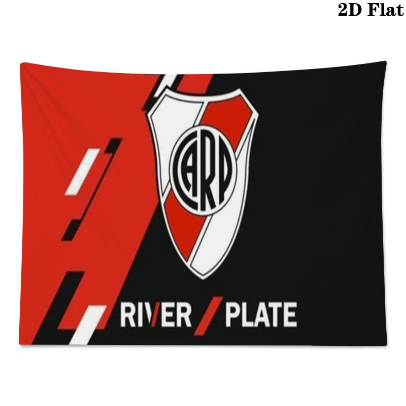River Plate Wall Tapestry Aesthetic Wall Hanging Printed Fabric Blanket Decorative Tapestries for Bedroom Living Room Home Decor