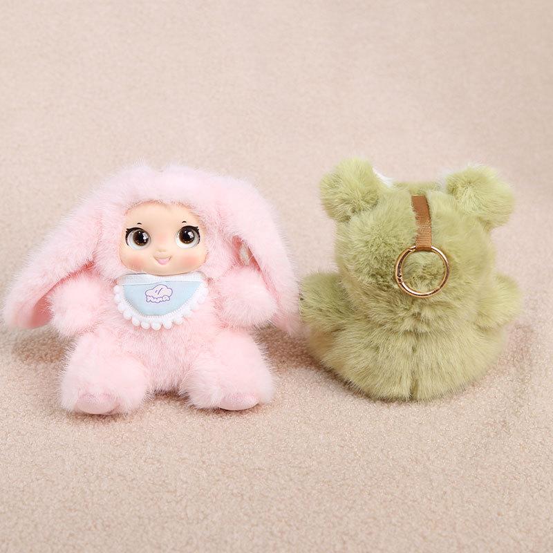 Plush Animal Keychain With Pp Cotton Filling For Kids And Adults